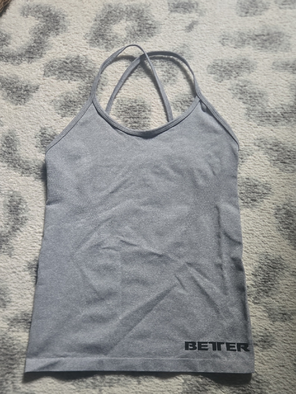 Better Bodies Grey Chrystie Tank Top Sz Xs